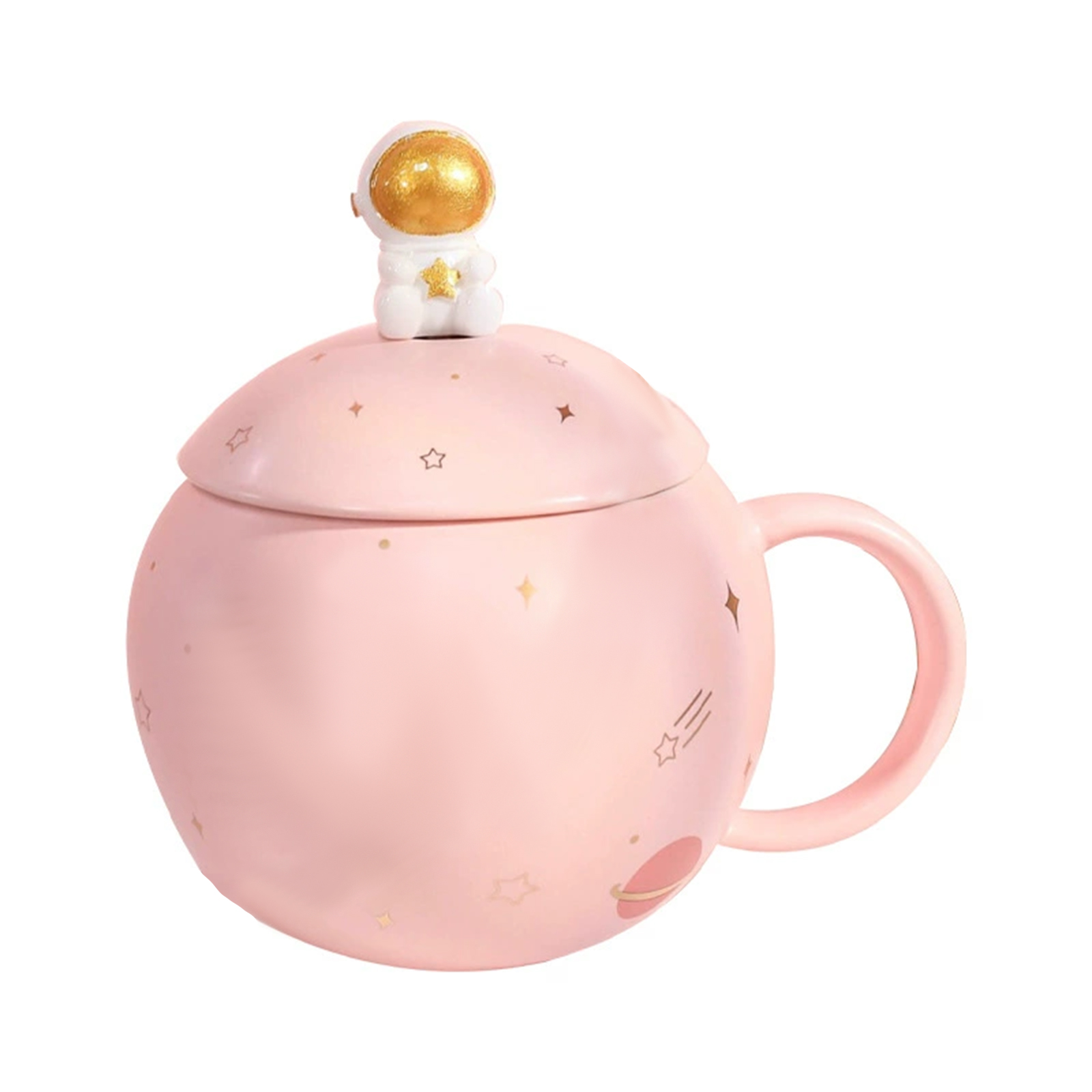 Mug céramique Planète rose