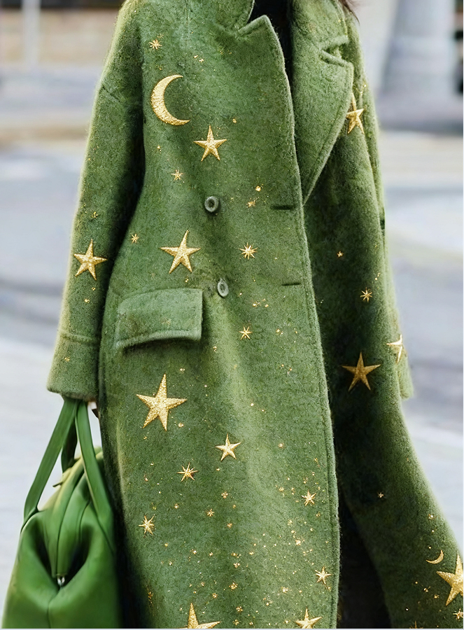 Manteau long laine femme