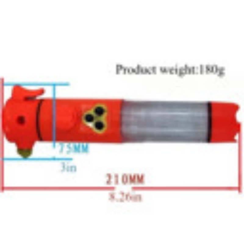 Marteau sécurité auto rouge/jaune lampe intégrée