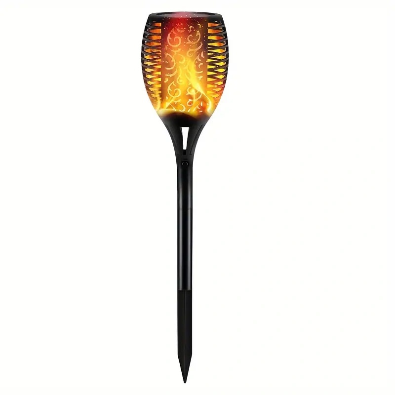 Lumière jardin solaire 1pc, torche patio scintillante, décor Noël Halloween