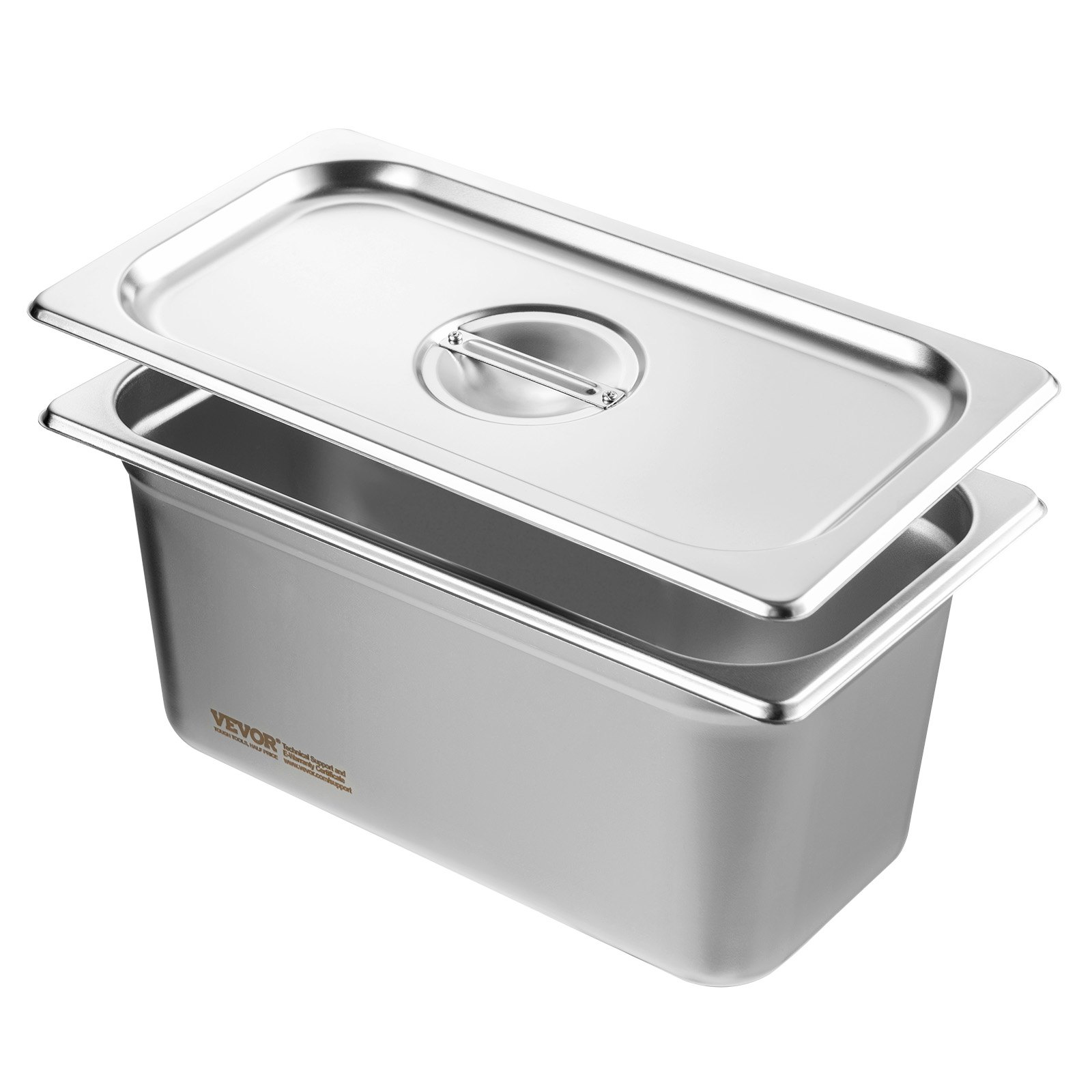 Bacs à Vapeur 1/3 Acier Inox 6po Lot 8