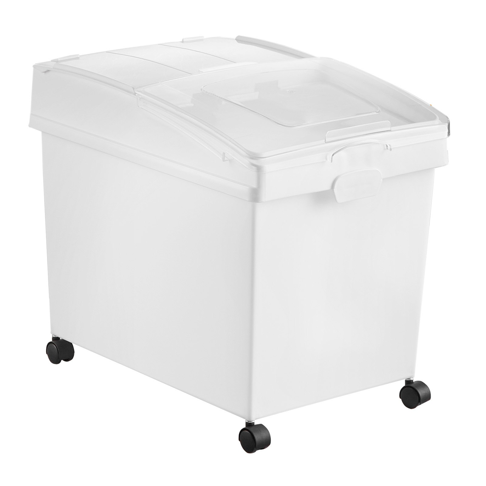 Bac ingrédients 10,5 gallons PP roulettes couvercle blanc