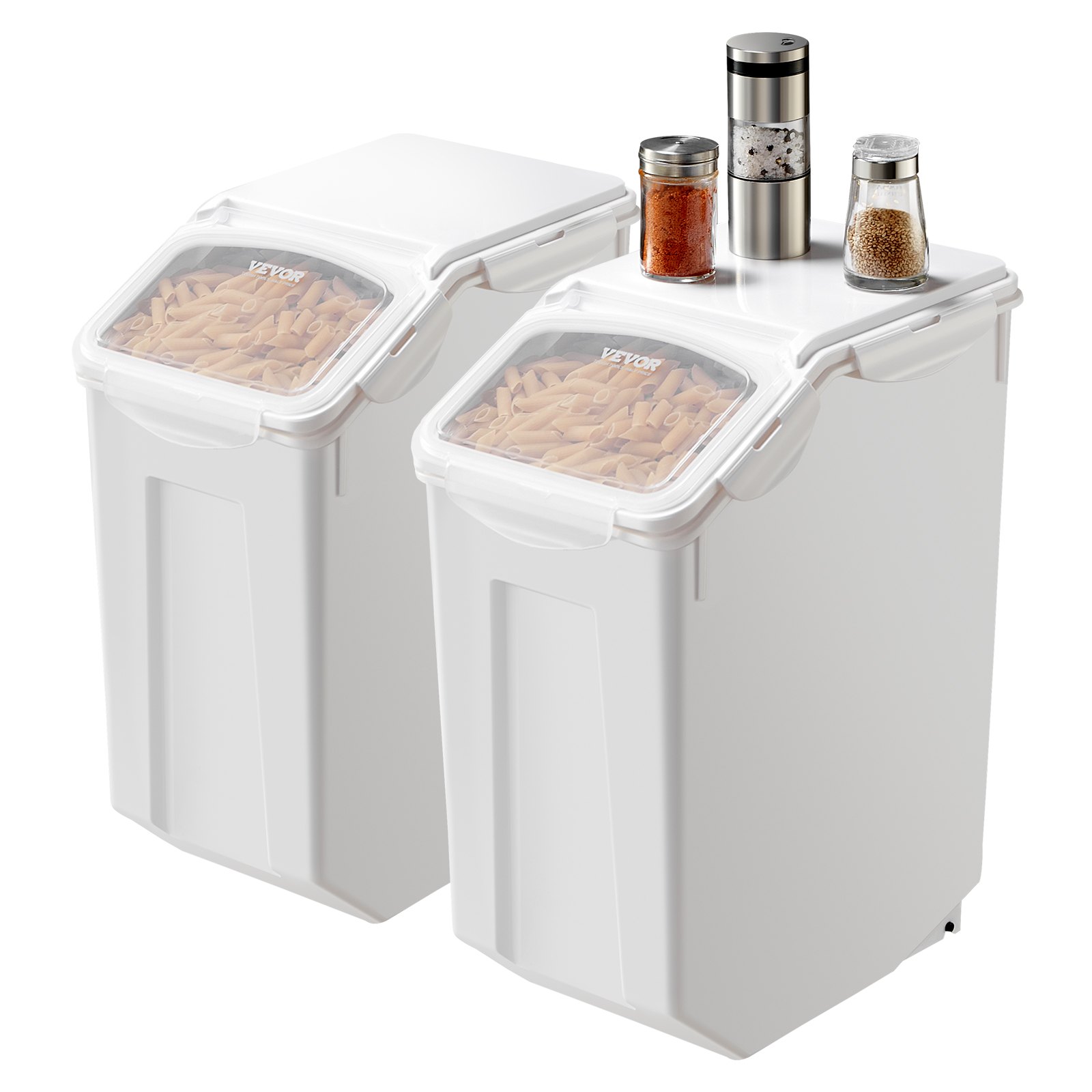 Bac rangement ingrédients 20L hermétique farine