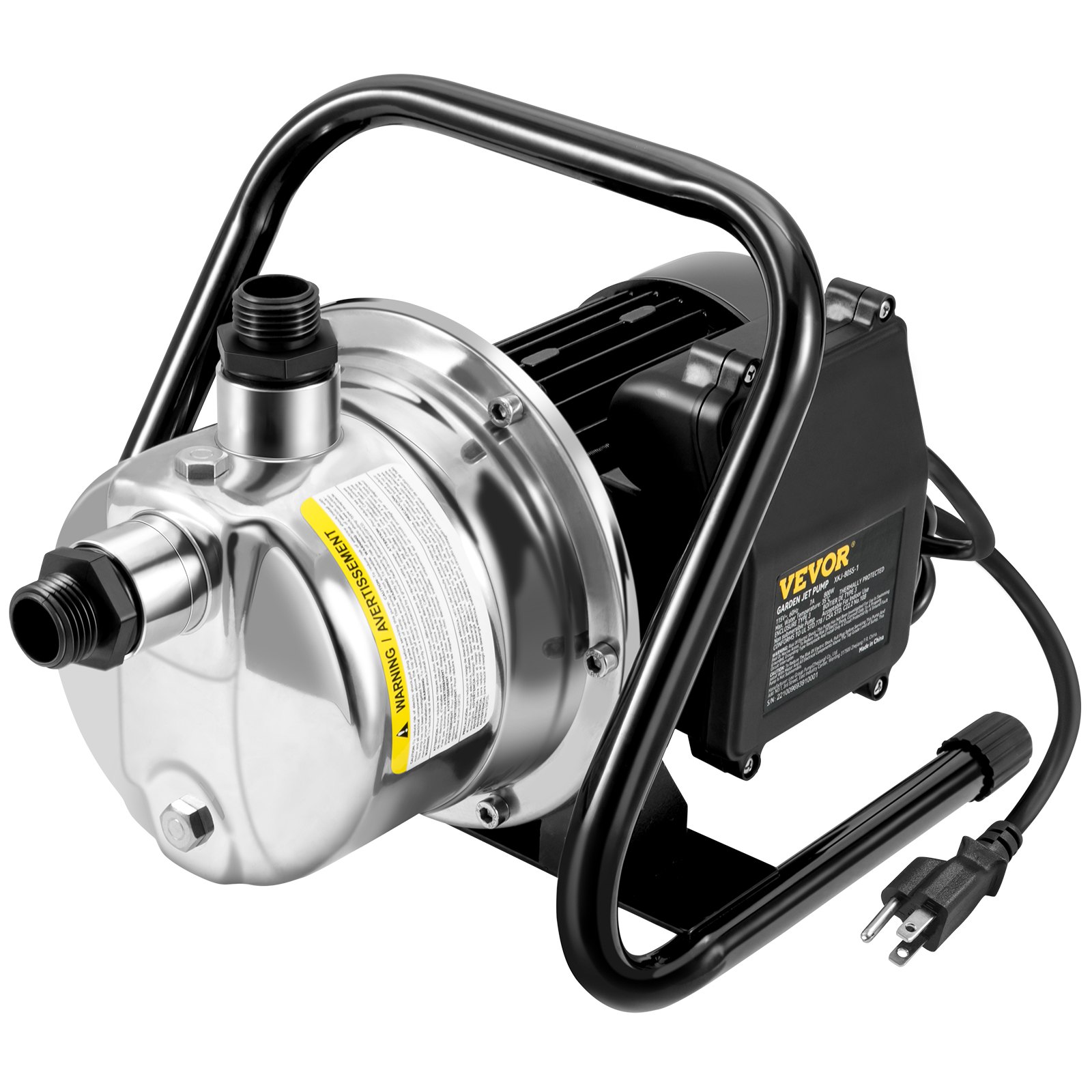 Pompe jet puisard 1,5HP 1200GPH, 164 pi hauteur