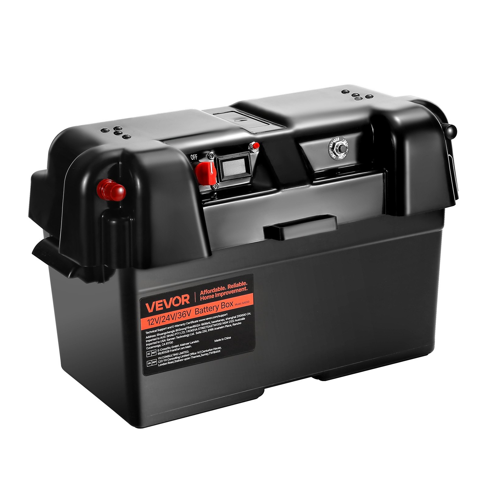 Boîtier batterie groupe 24/27 smart 12V/24V moteur