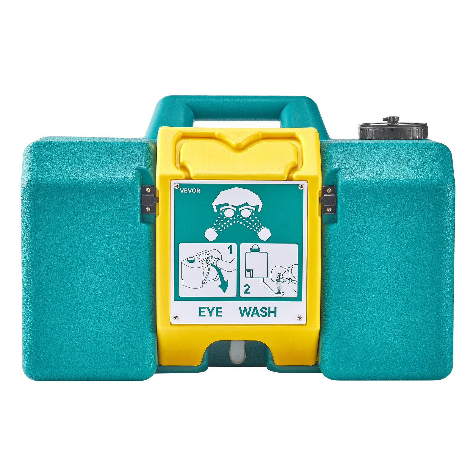 Station lavage oculaire portable 8 gal OSHA urgence vert