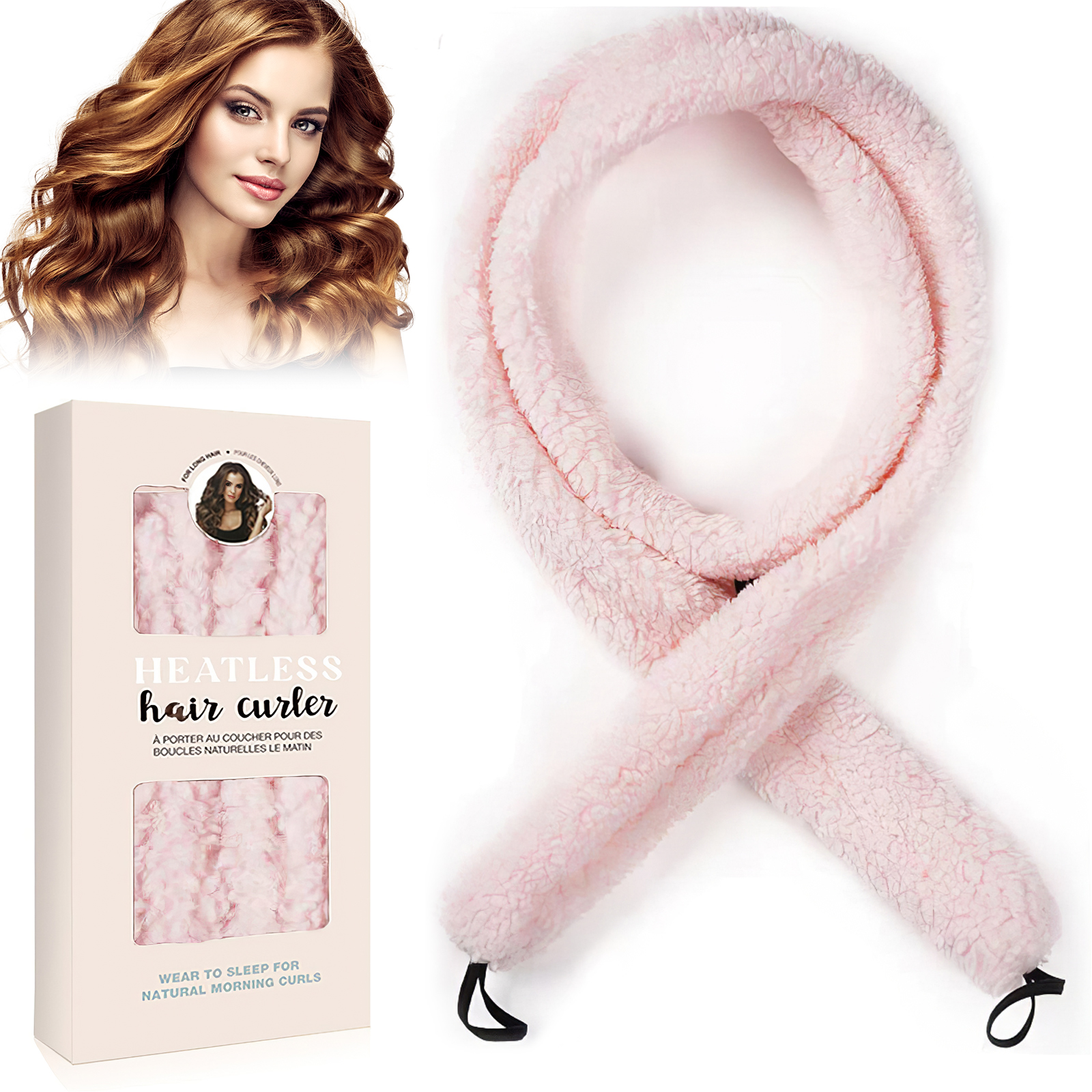 Boucleuse sans chaleur satin sommeil cheveux