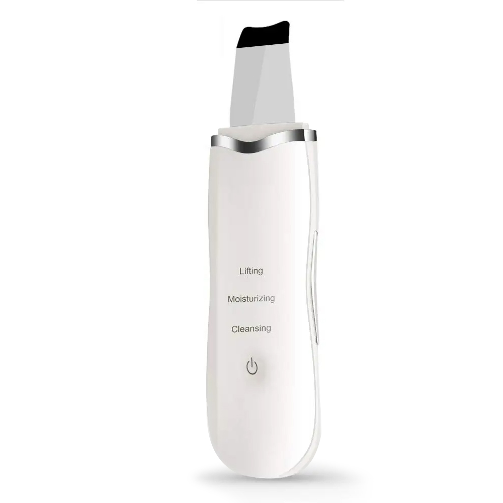 Spatule ultrasonique 3-en-1 nettoyage profond peau