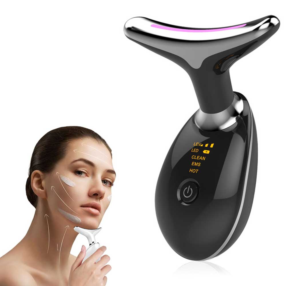 Masseur cou visage sculptant 3 modes couleur vibration menton