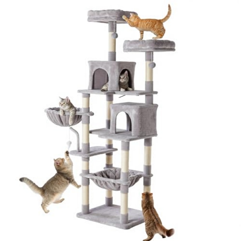 Arbre chat 71po, tours multi-étages, sisal