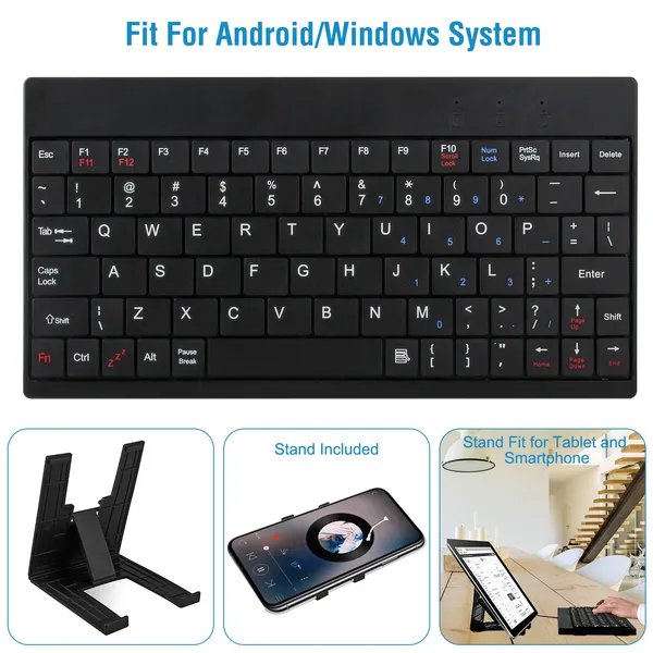 Clavier USB 80 touches portable avec sac