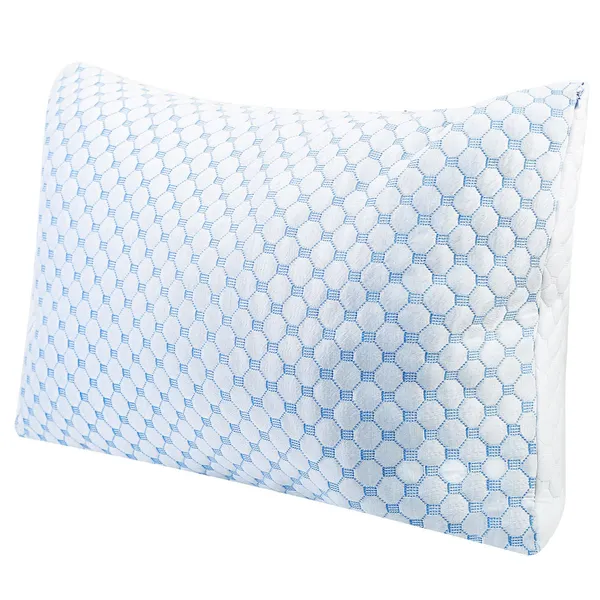 Oreiller mousse refroidissante gel respirant lavable