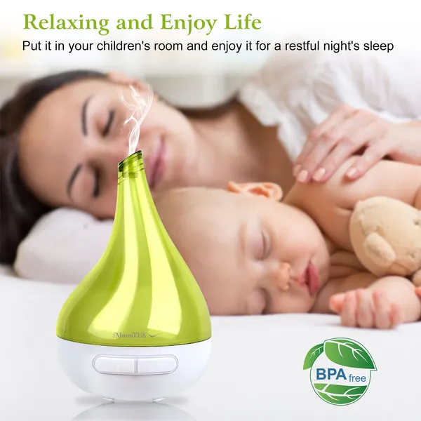 Humidificateur ultrason brume froide diffuseur arômes goutte