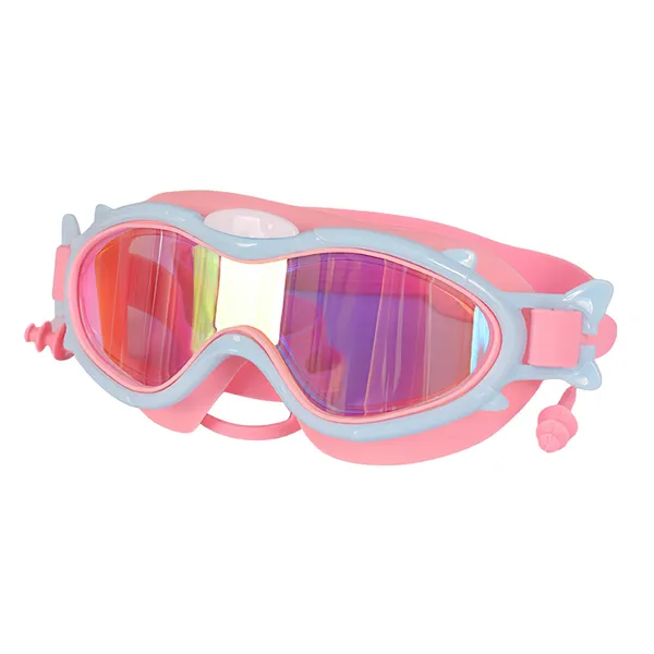 Lunettes natation enfant bouchons oreilles, protection UV, 3-16 ans