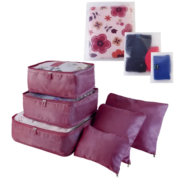 Ensemble 9 cubes rangement vêtements voyage