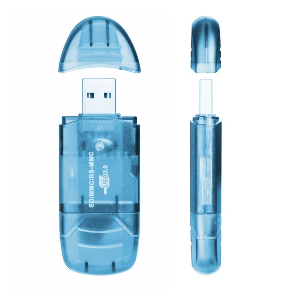 Lecteur carte mémoire USB 2.0 480Mbps adaptateur carte SD