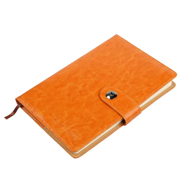 Carnet couverture cuir avec calendrier et ruban M118