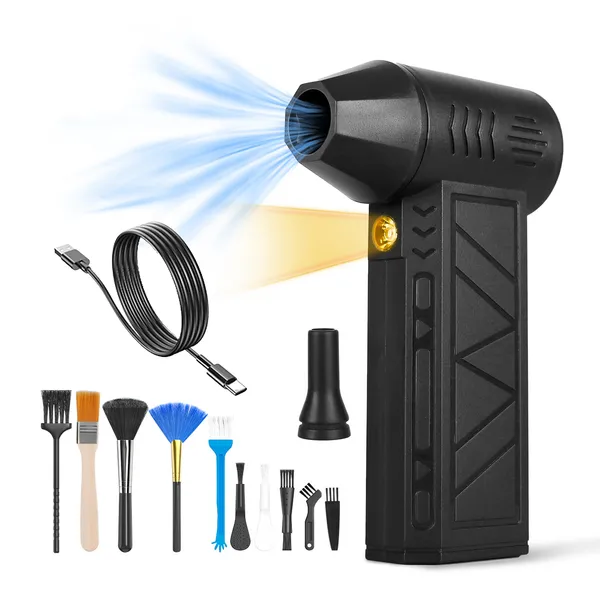 Souffleur air comprimé LED 150000RPM batterie rechargeable 4 vit