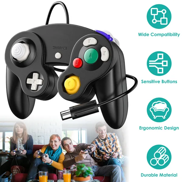 Manette Shock Wii Gamecube filaire jeu