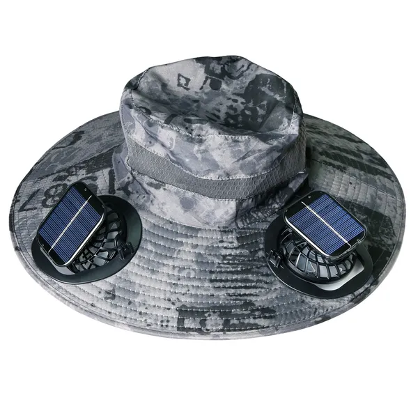Chapeau soleil ventilé énergie solaire UPF50+