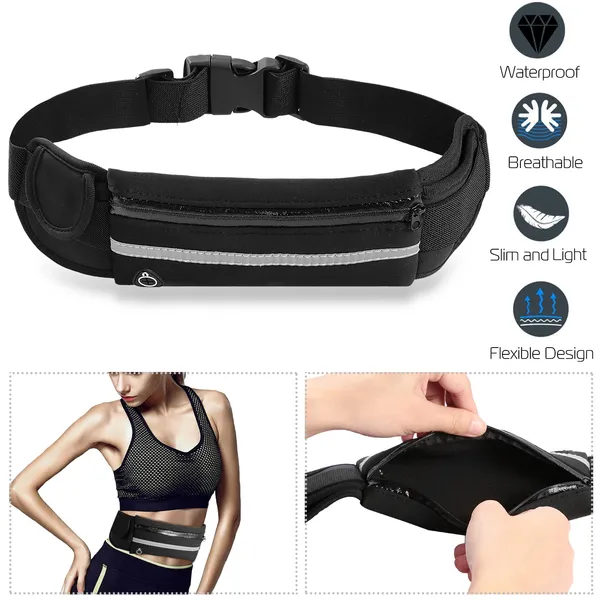 Ceinture de course étanche ajustable