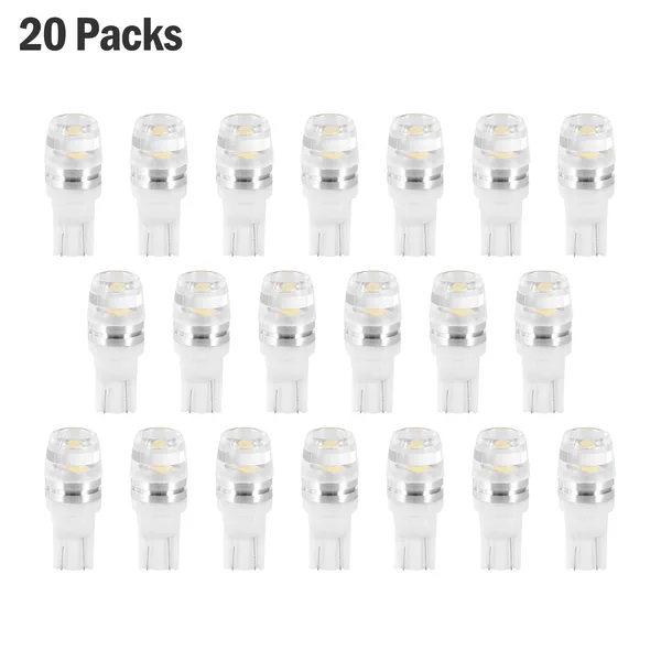 20x Ampoules LED T10 6500K blanc - Remplacement auto