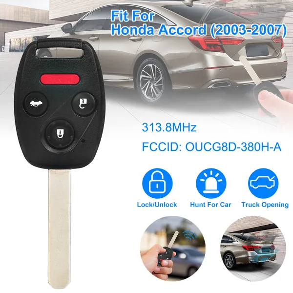 Coque télécommande - Honda Accord 2003-2007 OUCG8D-380H-A