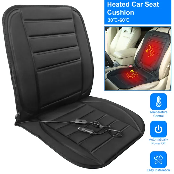 Coussin chauffant siège auto 12V contrôleur température ajustable