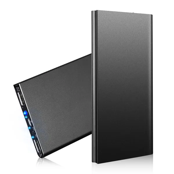 Banque d'énergie 20000mAh ultra-mince avec batterie externe