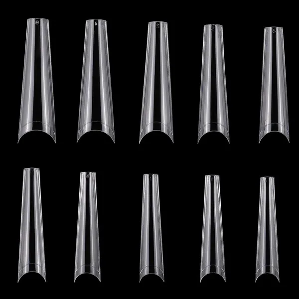 500 tips ongles français C Curve semi-couvrants