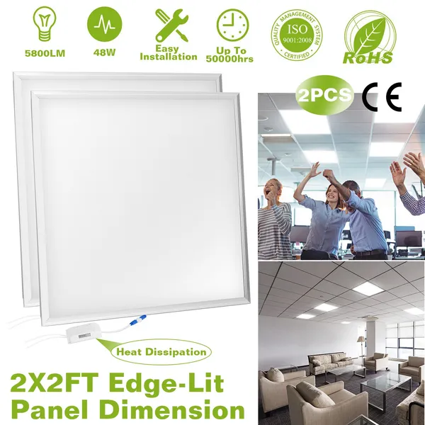 Panneau LED 48W 2x2pi 5800LM 7000K 150W équiv.