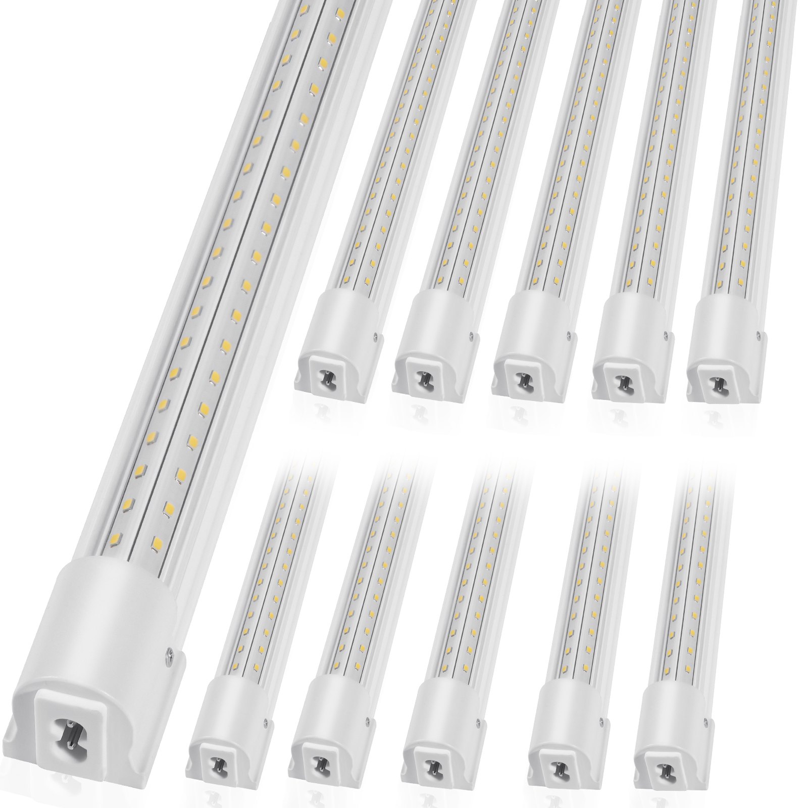 Lumière atelier DEL 10 unités 4 pi 40W 5000 LM