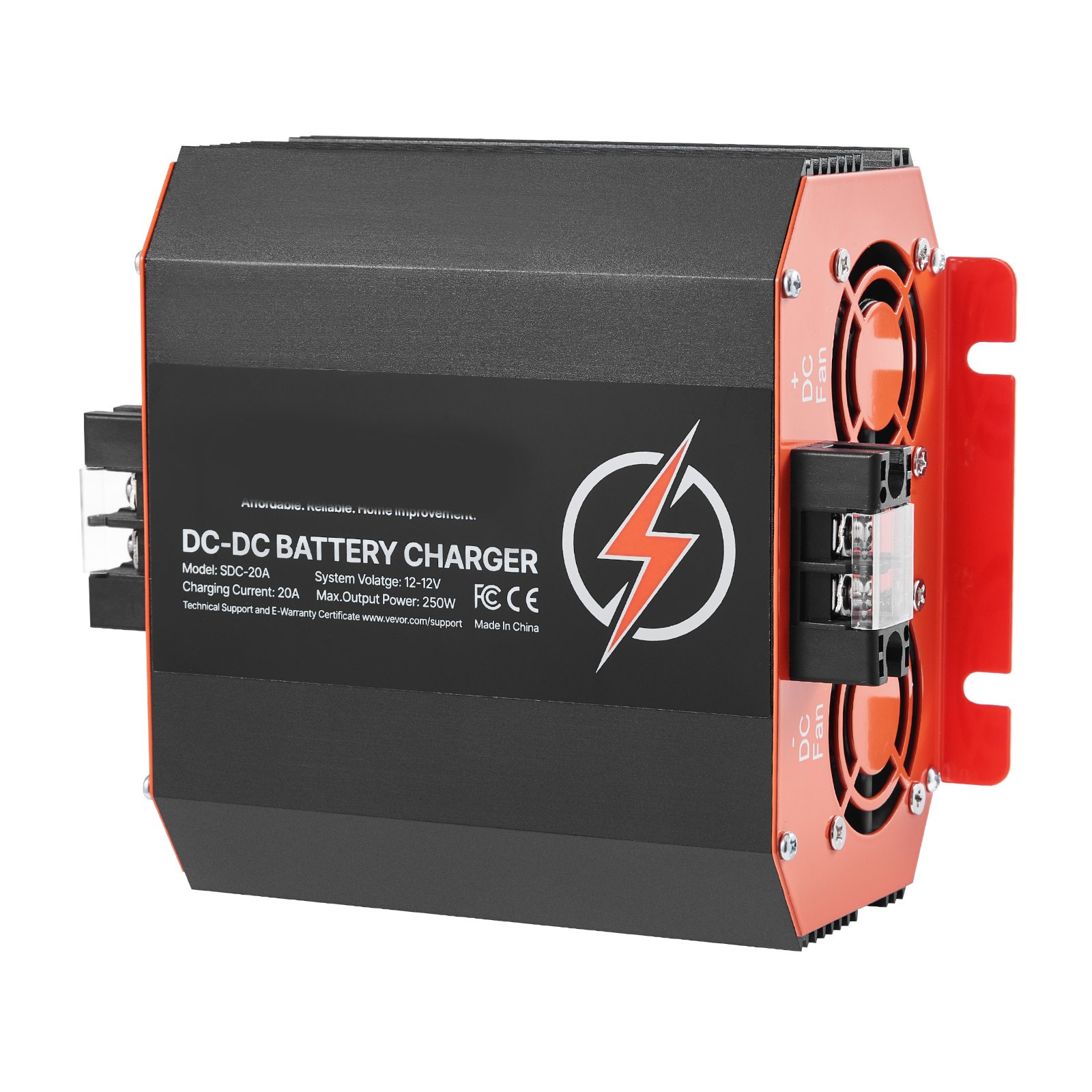 Chargeur 12V 20A CC vers CC 250W pour batterie plomb/lithium