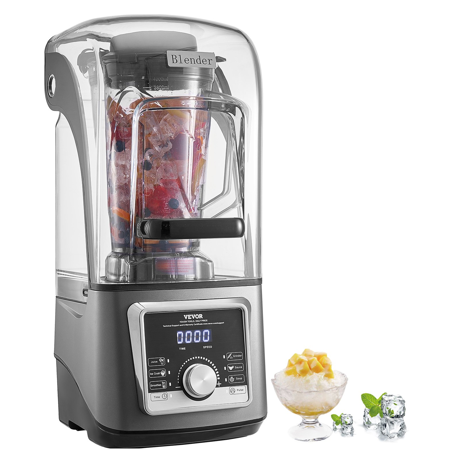 Mélangeur 1400W 135oz lisser nourriture cuisine