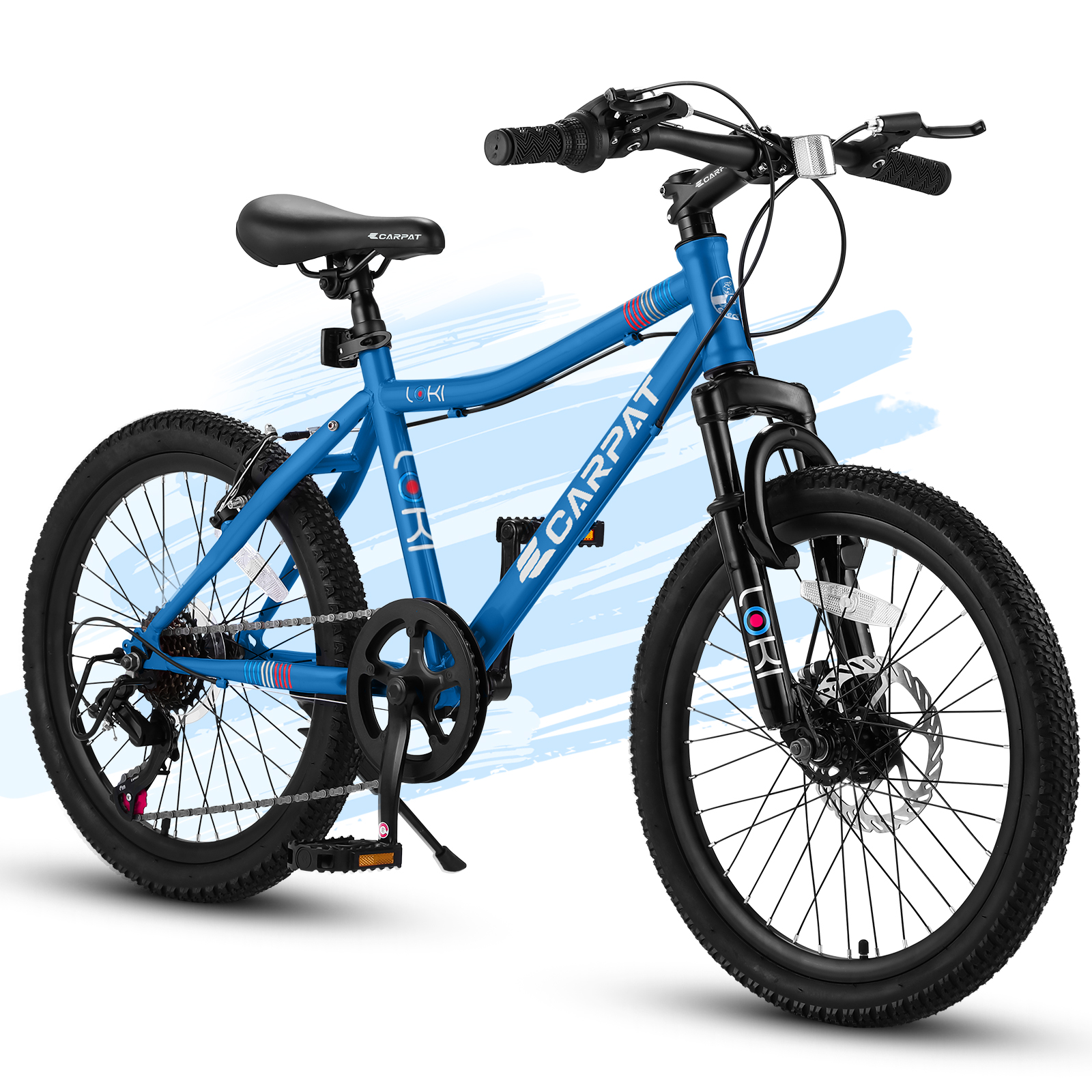 S20101 Vélo enfants 20 po, 7 vitesses, suspension avant
