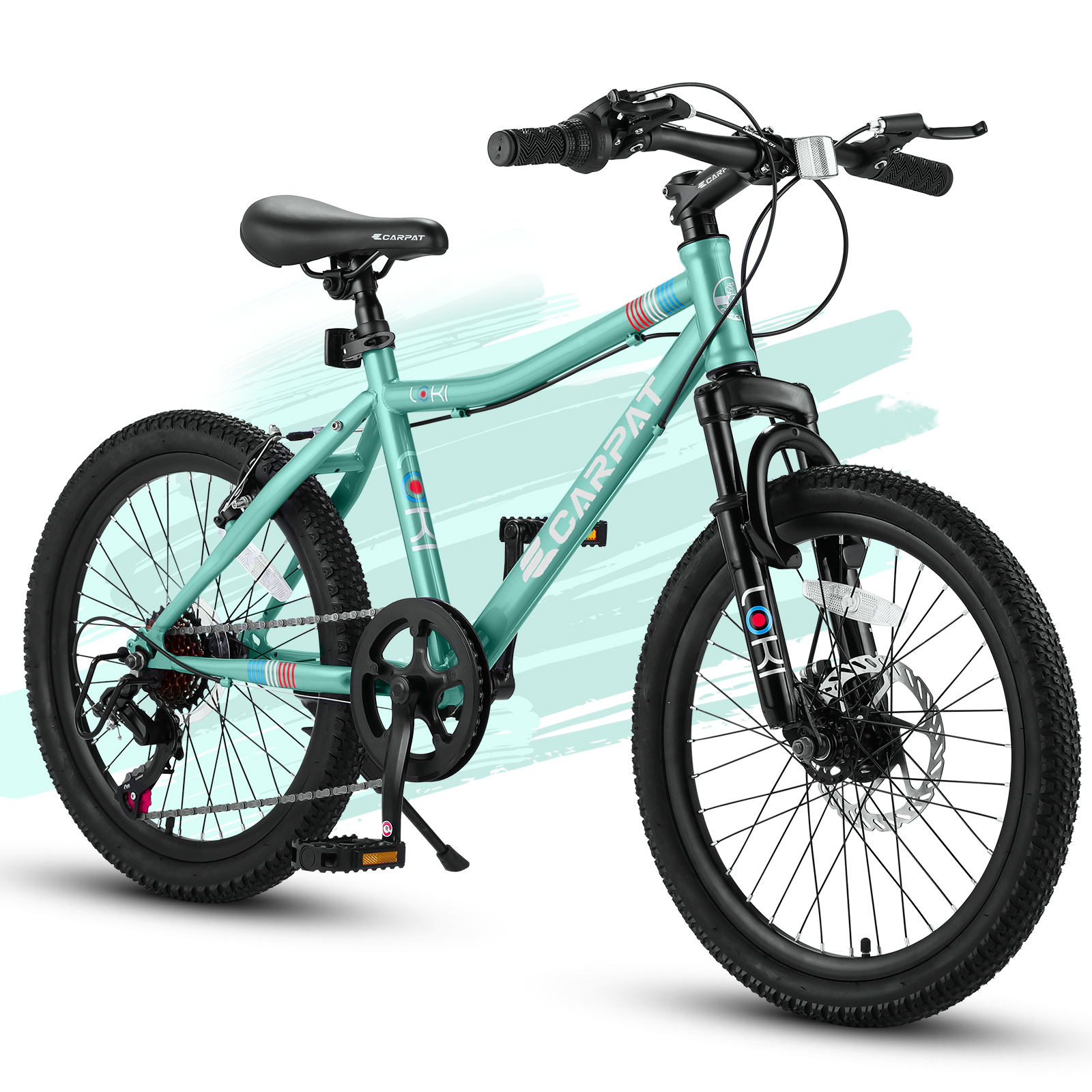 S20101 Vélo enfants 20 po, 7 vitesses, suspension avant