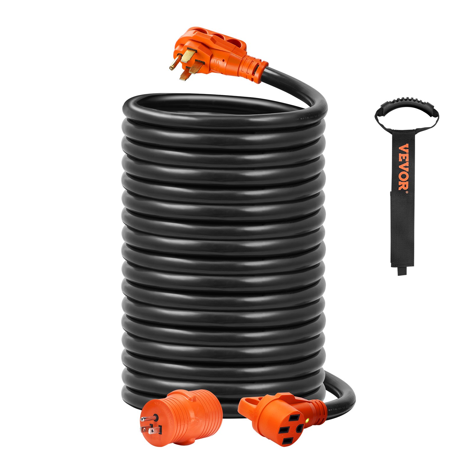 Cordon VR 50 pi 50 amp NEMA 14-50R/P avec adaptateur 15A