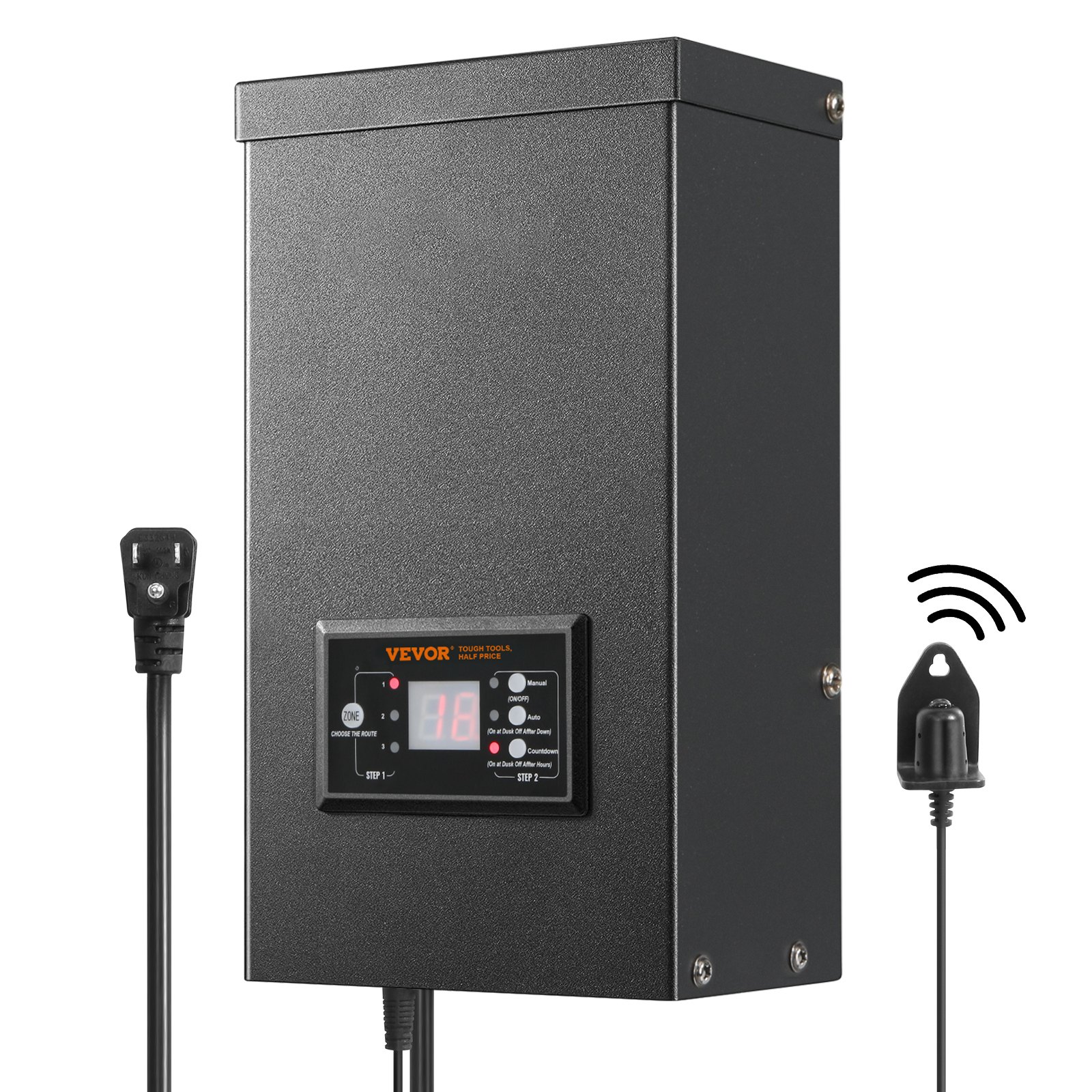 Transformateur paysage 600W minuterie capteur