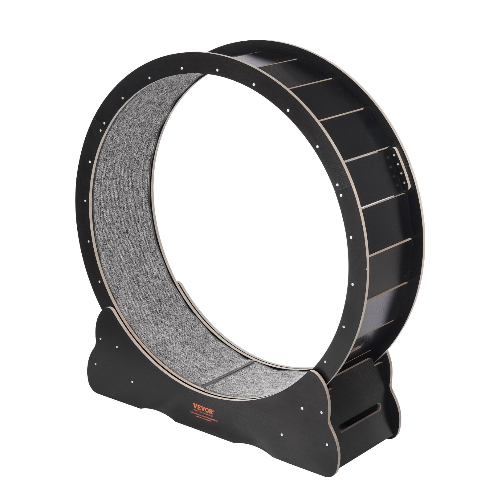 Roue exercice chat 43,3po tapis roulant noir