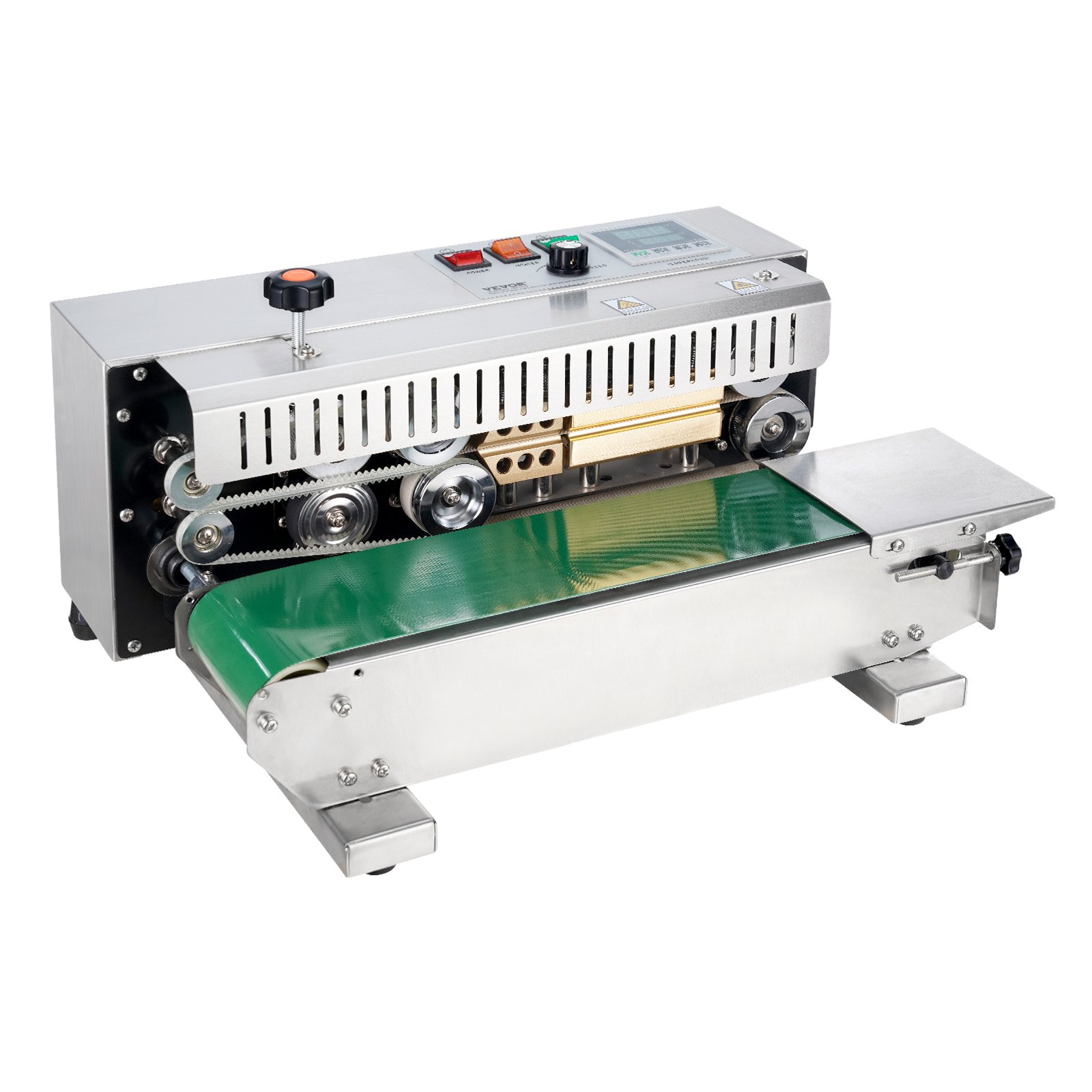 Scelleur bande sac continu acier inoxydable horizontal
