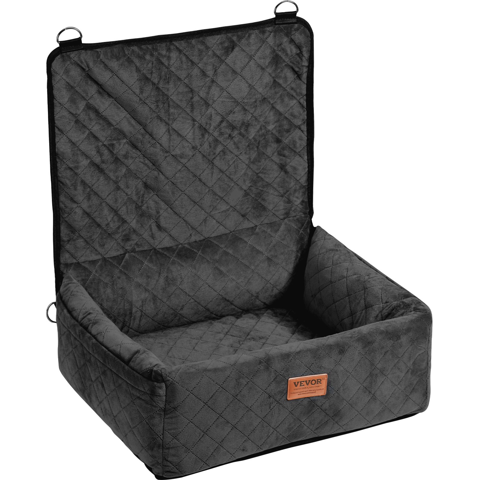 Siège auto chien 40 lbs max, noir, rehausseur véhicule