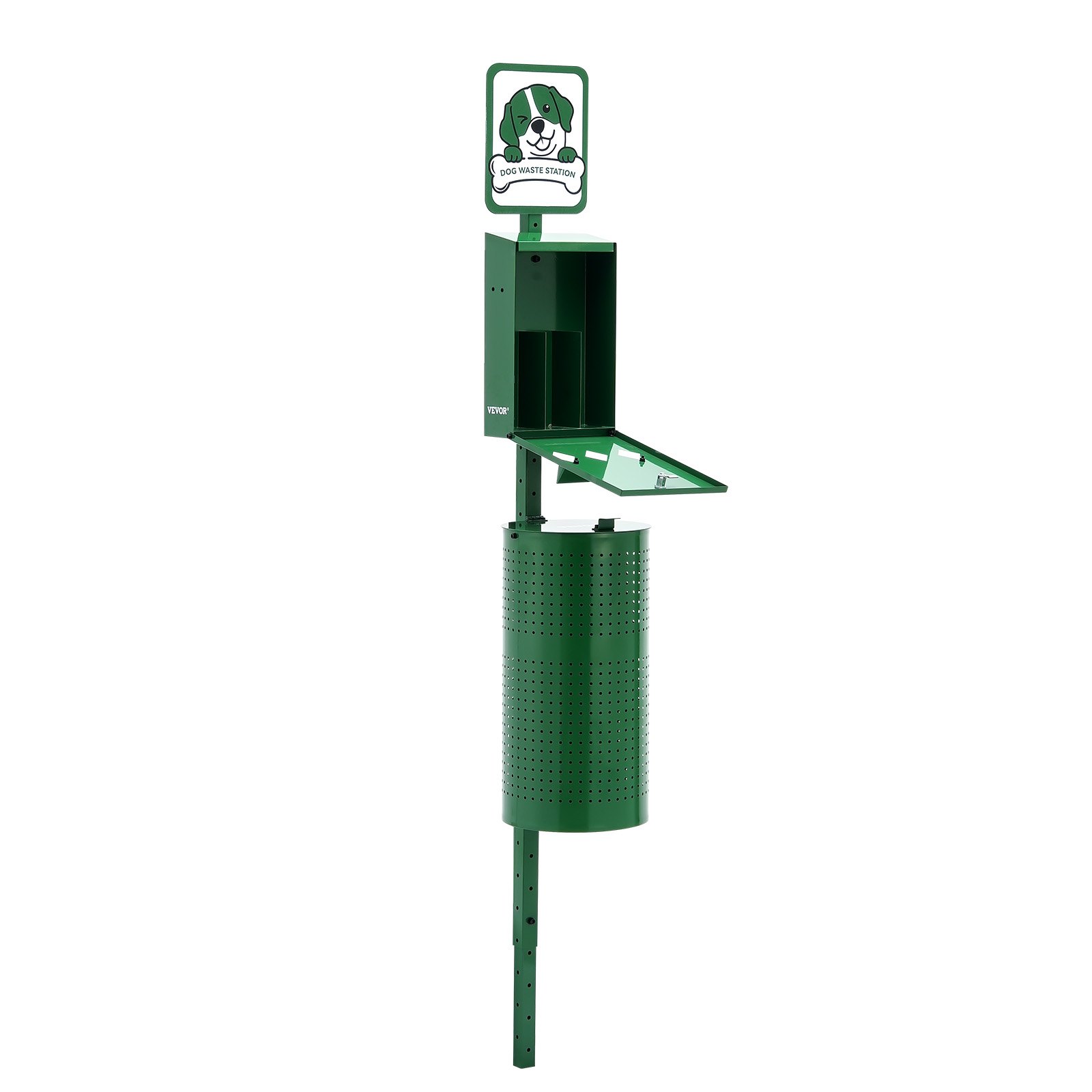 Station déchets chien 11,5 gal 600 sacs extérieur