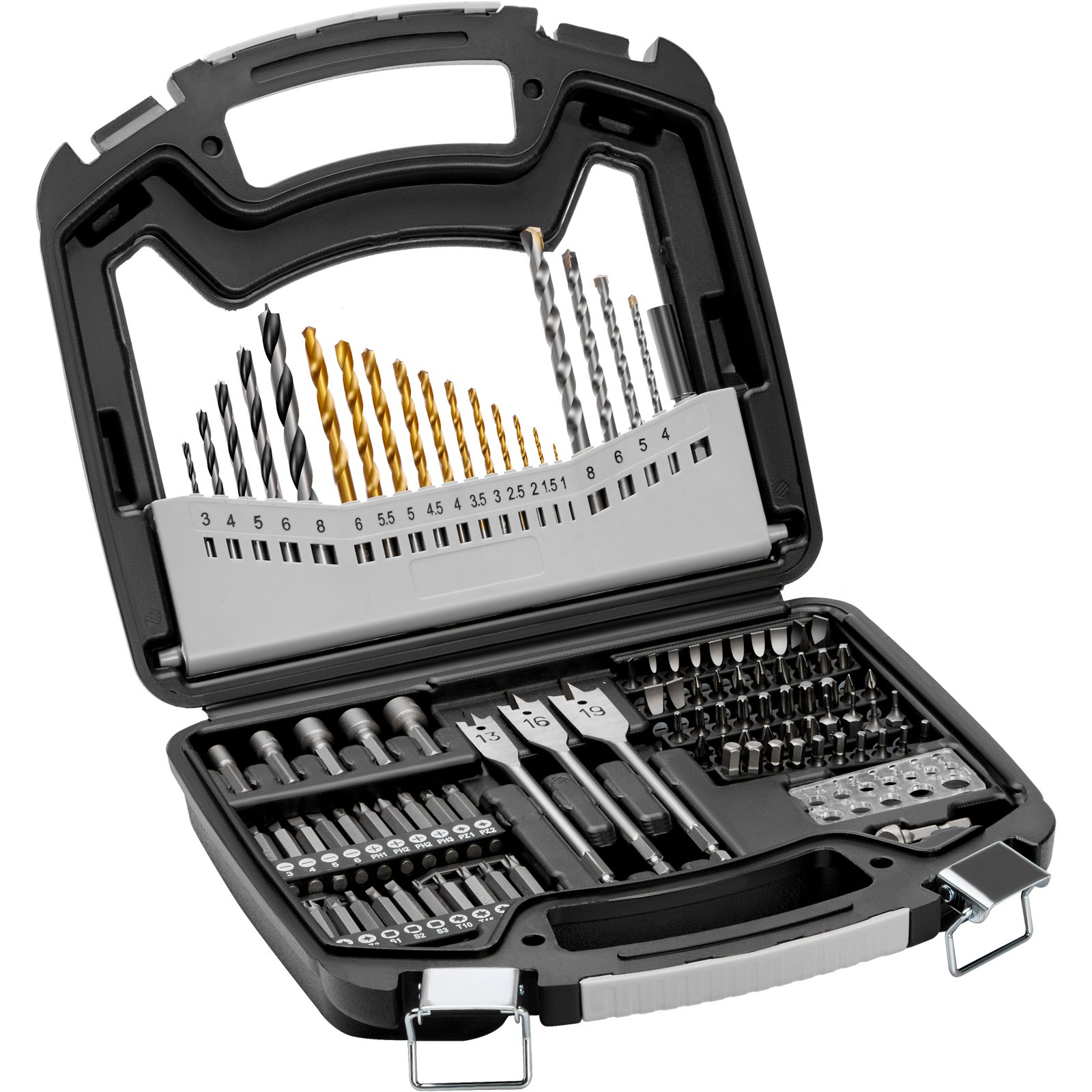 Ensemble forets 101 pcs avec étui de rangement multiusage