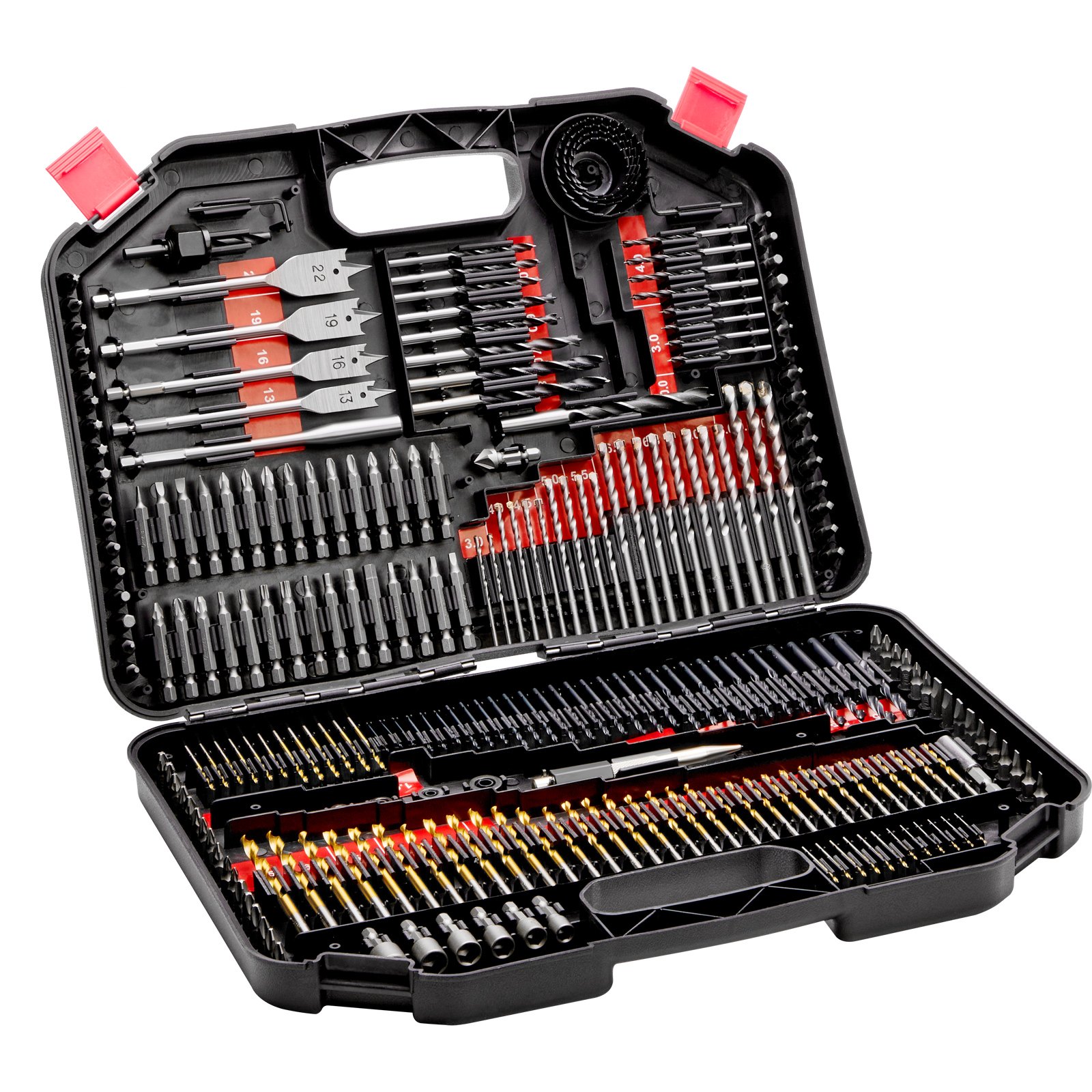 Ensemble forets 246 pcs avec étui de rangement multiusage