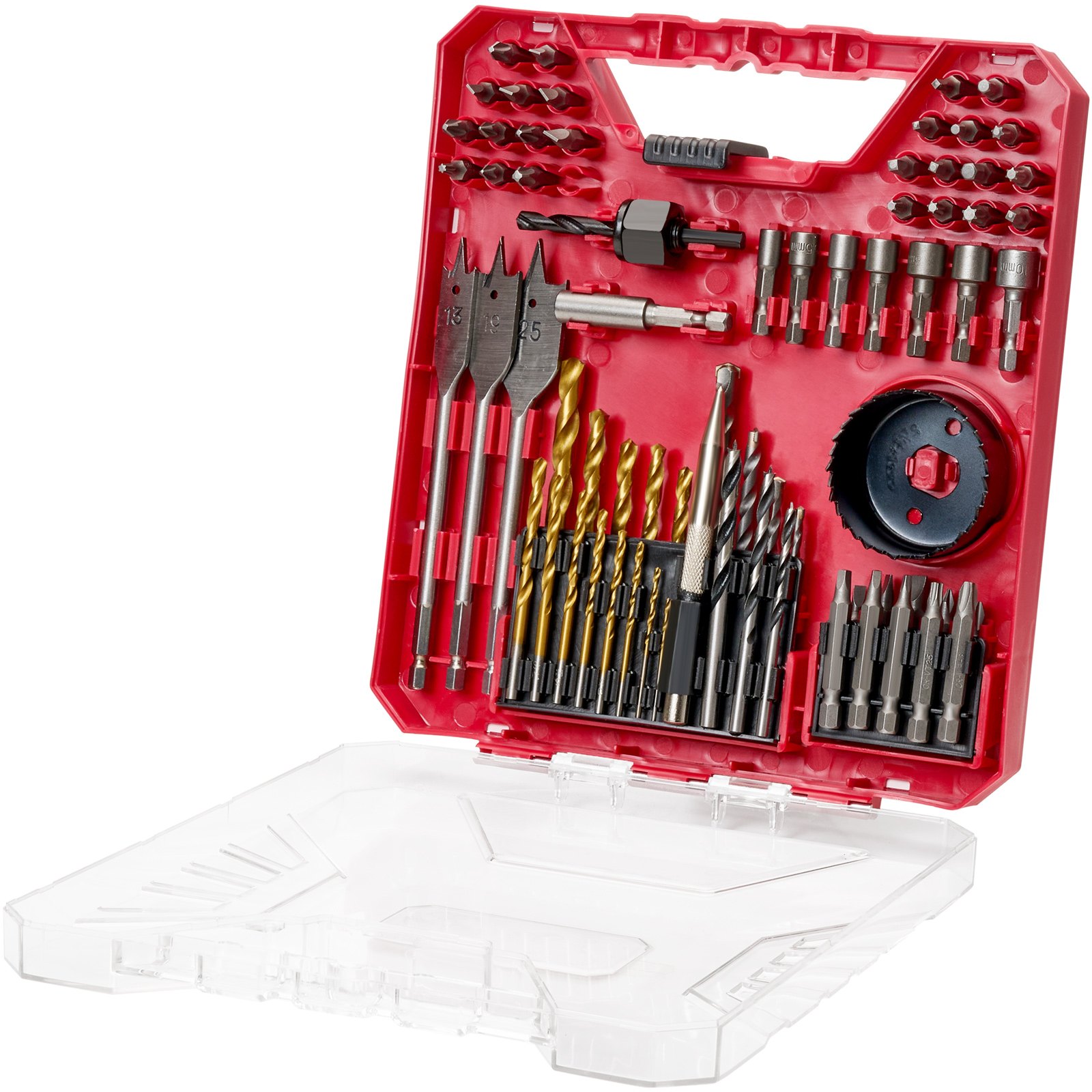 Ensemble forets 70 pcs avec étui de rangement multiusage