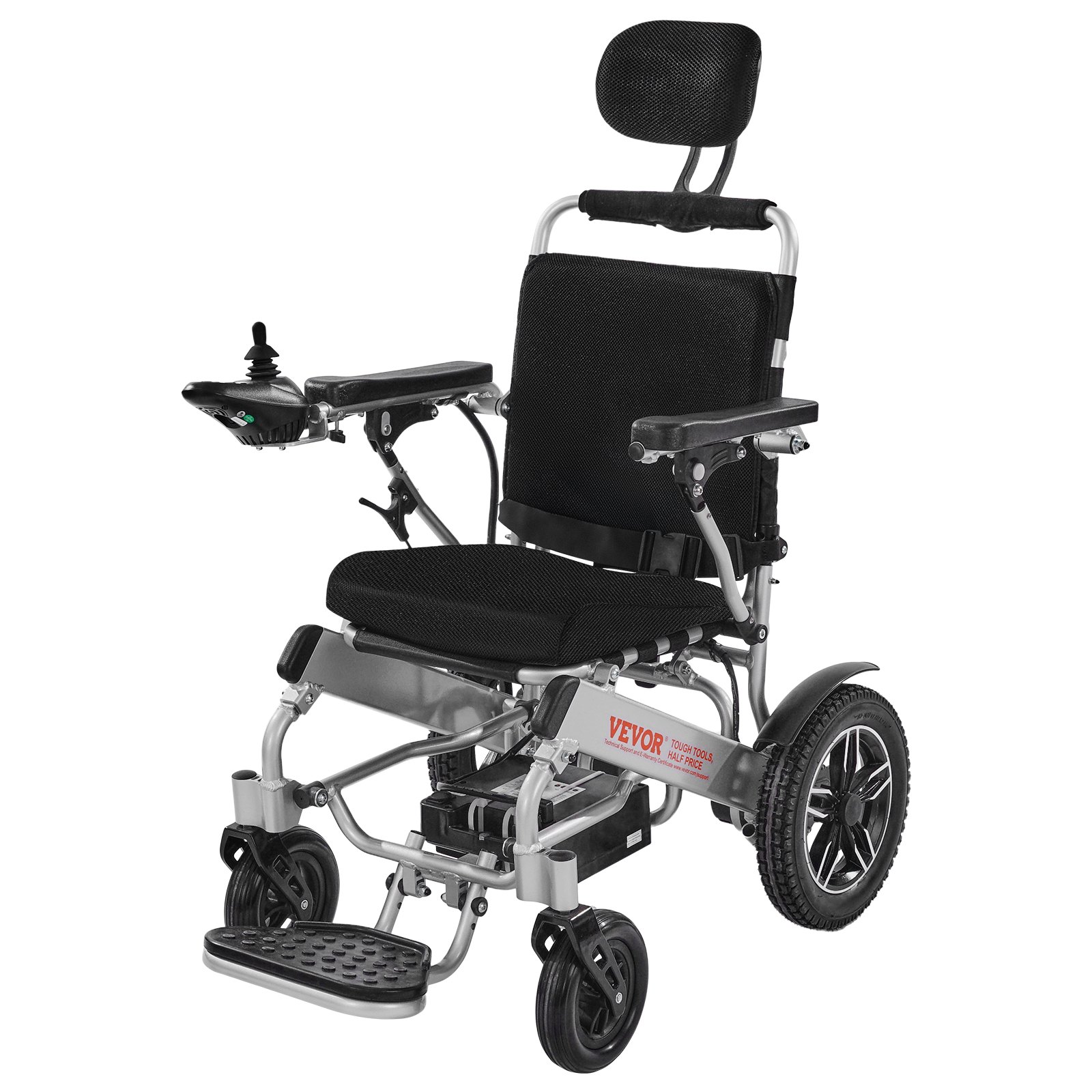 Fauteuil roulant électrique 300lb dossier repliable