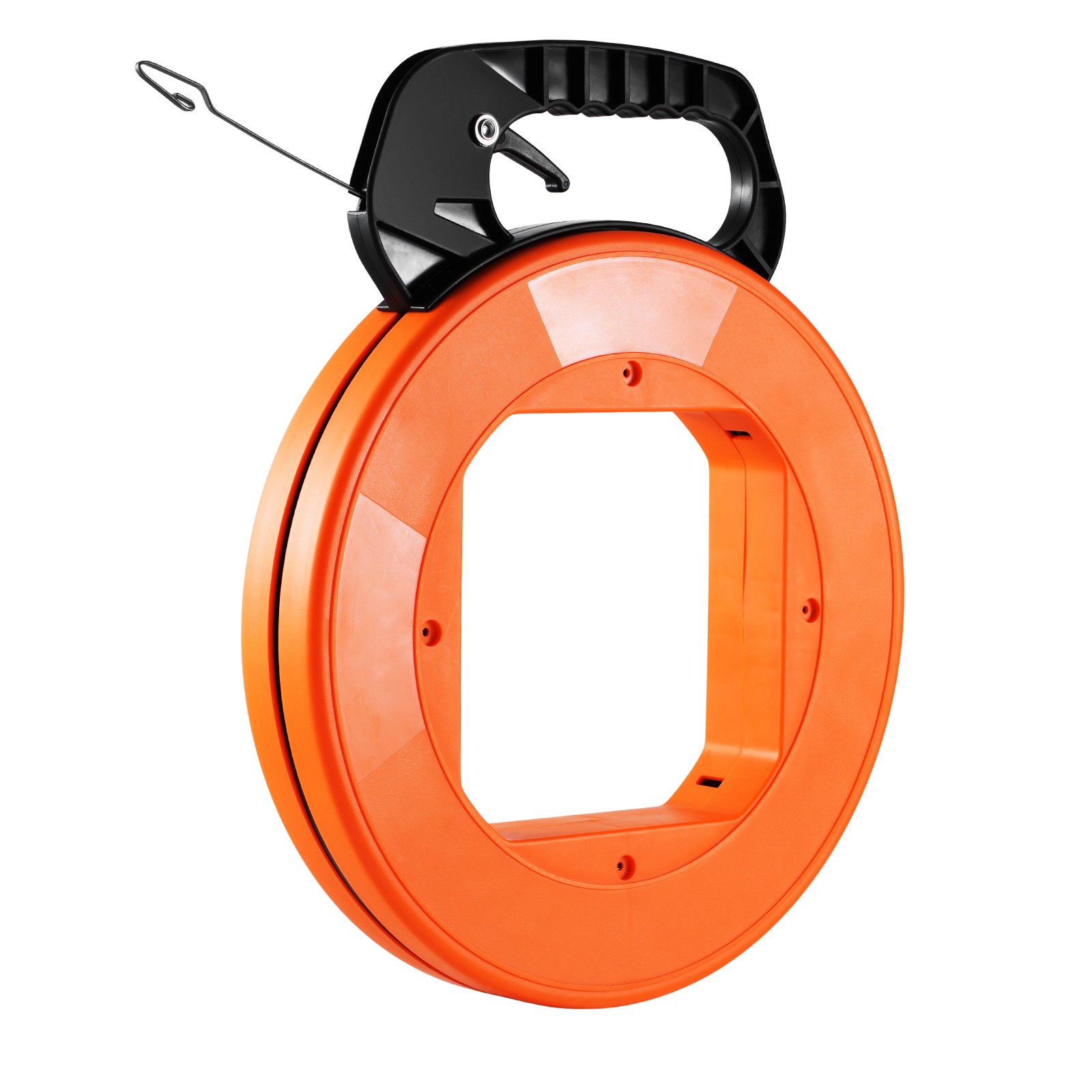Tire-fil câble 120pi acier 1/8po boîtier plastique