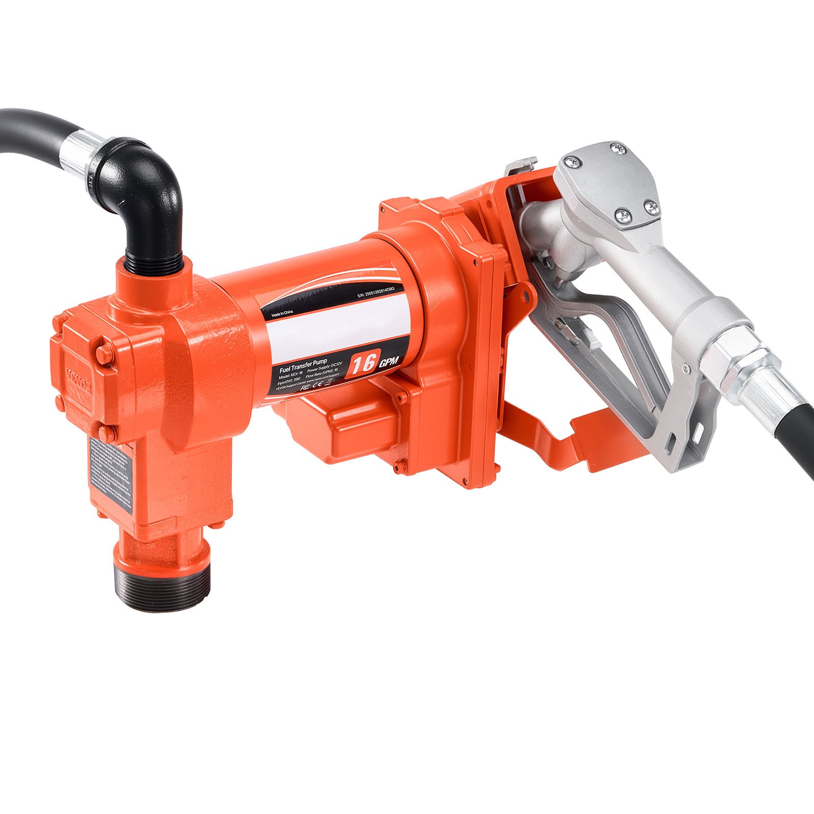 Pompe transfert carburant 12V 16GPM essence diesel