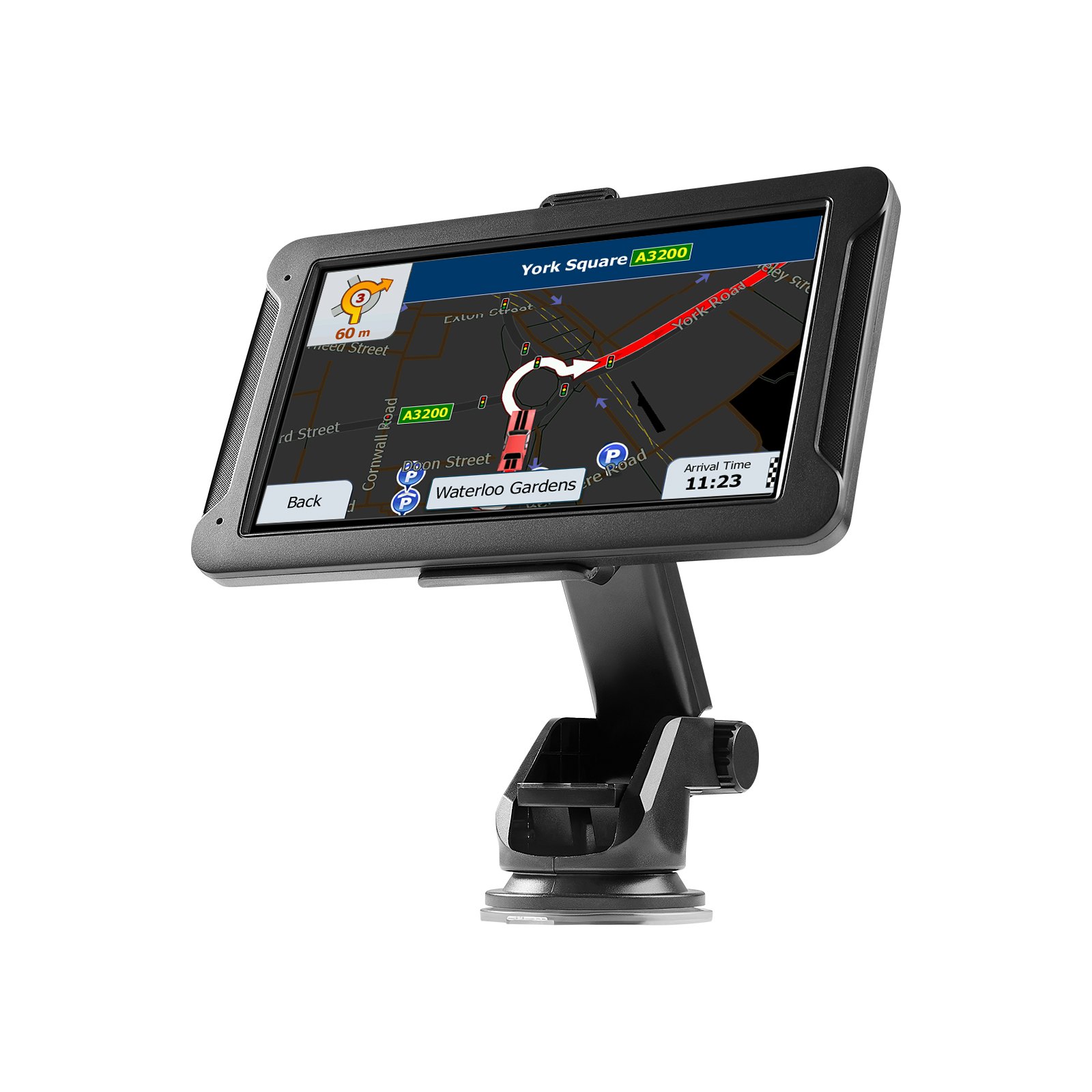 GPS 7 pouces écran tactile 16GB avec caméra de bord