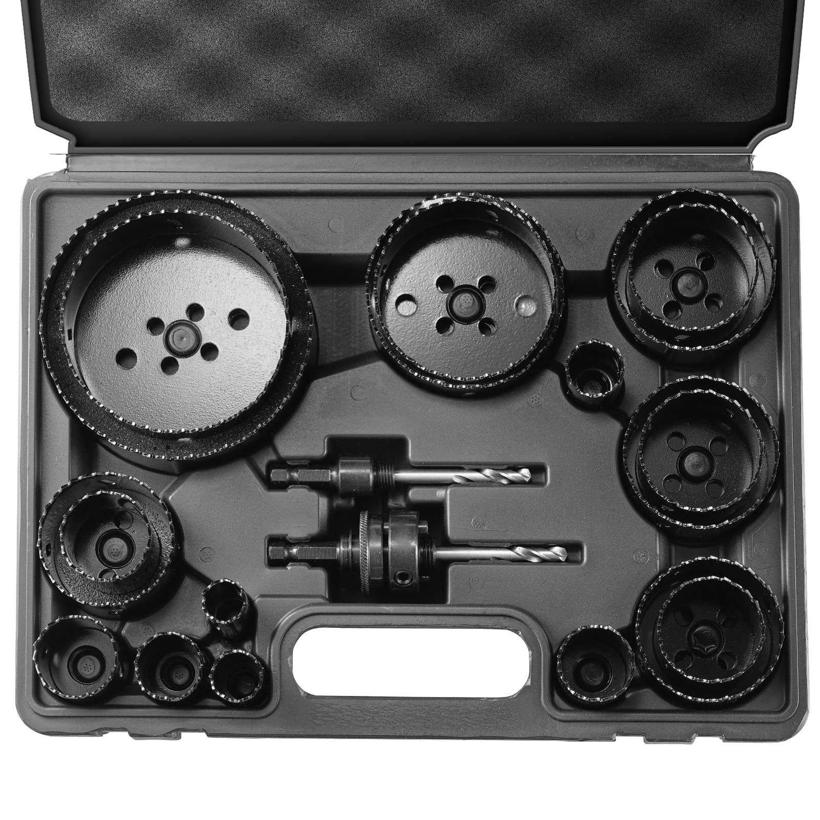 Trousse scie cloche 18 lames, 6 forets, M42, 3/4"-4-1/2", étui transport